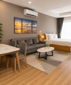Căn hộ 2 phòng ngủ TMS Residence Quy Nhơn view chéo biển