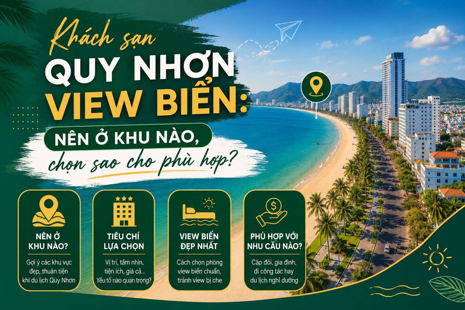 Combo Quy Nhơn tại TMS Residence view biển